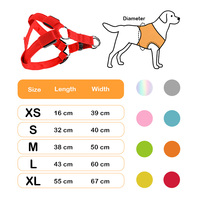Harnais pour chien en maille respirante avec 5 tailles de lumières LED à piles, idéal pour les sorties nocturnes et les promenades en extérieur, haute visibilité la nuit.