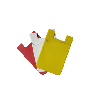 Nhà Máy Silicone Chủ Thẻ 3M Sticker Chủ Biểu Tượng Tùy Chỉnh In Khuyến Mại Quà Tặng Pouch Kinh Doanh ID Tín Dụng Chủ Thẻ Điện Thoại - Product Image 4