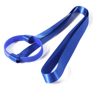 حبل حامل حامل فارغ رباط عنق للكبار والأطفال حبال عنق طويلة محمولة مع شريط سيليكون OEM شعار مخصص - Product Image 1