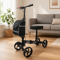 Déambulateur léger pour genou, aide à la mobilité durable pour blessures à la cheville, post-chirurgie, assistance à la marche