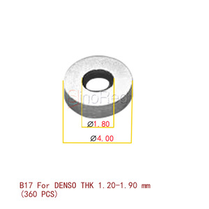 Harga pabrik Shim B17 penyesuaian terbaik untuk DENSO THK 1.20-1.90mm 360 buah untuk pemeriksaan injektor Diesel dan pengganti Kit Gasket - Product Image 3