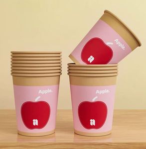 Gobelets en papier à paroi simple jetables pour boissons chaudes, logos personnalisés pour gobelets en papier de 12/16 oz pour café et autres boissons chaudes. - Product Image 5