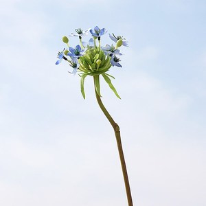 Prix d'usine – Fleurs artificielles en velours de 65 cm : Lys Cœur Sacré et Fleurs de Prunier pour la décoration intérieure de bureau et de maison - Product Image 3