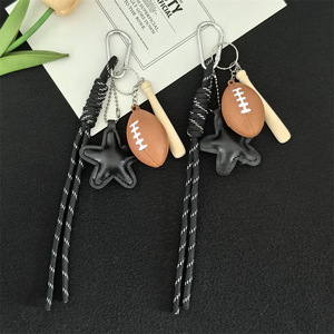 RYCR <span class=keywords><strong>Original</strong></span> Niche Star Accessoires suspendus pour femmes Corde d'escalade <span class=keywords><strong>Porte</strong></span>-clés tissé Sûr Corde suspendue Sac Pendentif à la mode pour - Product Image 5