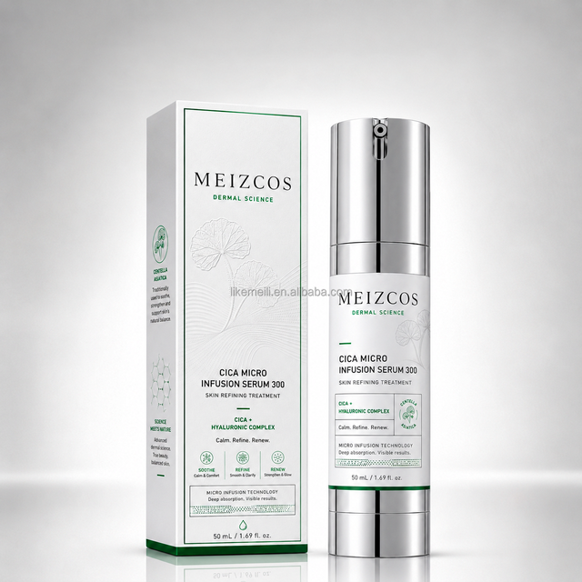 OEM Korean Skin CICA Reedle Shot Serum Centella Asiatica Hyaluronic Acid Extract Anti-Wrinkle Repair Soothing Face Serum