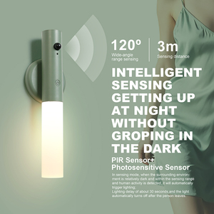 Hot Sale Motion <strong>Sensor</strong> Night <strong>Light</strong> Wooden USB Rechargeable <strong>Sensor</strong> Night <strong>Light</strong> Corridor Wall Sconce <strong>Induction</strong> Lamp - Product Image 5