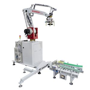50kg自動ボトルスタッキングとケース包装産業用ロボットアームシステム用タバコ & 食品加工ライン - Product Image 1