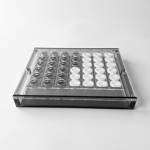 Vassoio oro nero scacchi acrilico Lucite otello Game Set - Product Image 5