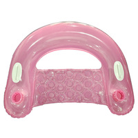 Chaise longue aquatique gonflable en PVC en forme de U du fabricant, canapé flottant, lit flottant, matelas flottant
