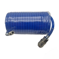 Kit de compresseur d'air 6 pièces à alimentation par gravité en acier inoxydable 600cc 3,5-5,0 bars avec pistolets de soufflage à buse de 1/4 pouce et tuyau spiralé de 5 m, personnalisable OEM