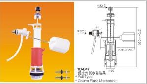Réservoir de <span class=keywords><strong>chasse</strong></span> <span class=keywords><strong>d</strong></span>'<span class=keywords><strong>eau</strong></span> pour toilettes à <span class=keywords><strong>double</strong></span> <span class=keywords><strong>chasse</strong></span> HL TD-B, robinet de <span class=keywords><strong>chasse</strong></span> <span class=keywords><strong>d</strong></span>'<span class=keywords><strong>eau</strong></span> en plastique, design moderne, salle de bain, installation personnalisée, 5 ans - Product Image 2