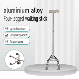 Bastones para caminar de 4 Patas para discapacitados, bastón médico para caminar de cuatro patas para discapacitados - Product Image 4