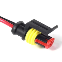Faisceau de câblage automobile Wavelink, 2 broches, 49093-0211, connecteur de prise de bobine d'allumage automobile, connecteur de klaxon