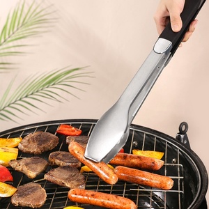 Pinzas para Barbacoa de Acero Inoxidable, Pinzas Multifuncionales para Alimentos con Mango de TPR Antideslizante y Resistente al Calor - Product Image 5