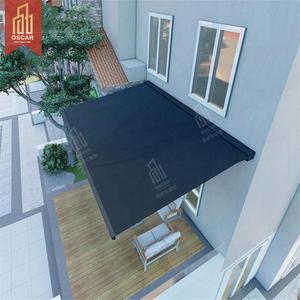 Auto retráctil extraíble ventana <span class=keywords><strong>lona</strong></span> S iluminación Led <span class=keywords><strong>impermeable</strong></span> protección Uv al aire libre Patio jardín decoración del hogar toldo - Product Image 1