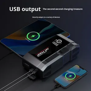 Arrancador de Emergencia para Coche 4 en 1 con Batería de 6000 mAh, Caja de Arranque y Bomba de Neumáticos SDY-Q17 - Product Image 4