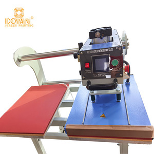 Máy ép nhiệt thủy lực khí nén tự động mở hai trạm kép 16x24 trượt 38x38 bán tự động để in áo thun - Product Image 4