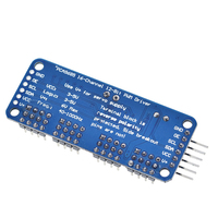 Module de commande de servomoteur PWM 16 canaux PCA9685, module de pilote d'interface robotique avec contrôleur IIC