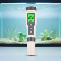 Testeur numérique de pH 3-en-1 multifonction en plastique pour l'eau potable (pH, TDS, température)