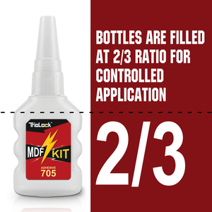 Juego de Adhesivo Cianoacrilato Transparente, Superpegamento con Acelerador en Aerosol, Pegamento CA con Activador para MDF, Molduras y Plumas de Arquería - Product Image 5