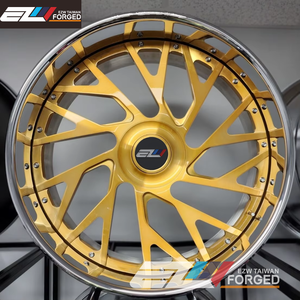 ล้อแม็กซ์อะลูมิเนียมอัลลอยด์แบบกำหนดเองสำหรับรถยนต์นั่งส่วนบุคคล 2 ชิ้น ขนาด 18 19 20 21 22 24 นิ้ว 5x114.3 สีเงินขัดเงา โครเมียม PVD แบบฟอร์จ - Product Image 2