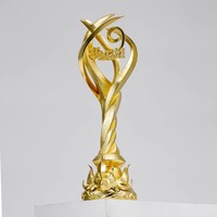 Haute Qualité Personnalisé Or Métal Football Trophées Médailles Plaques Prière Récompenses-Nouveau Design UV En Alliage D'aluminium Coopération Cadeaux