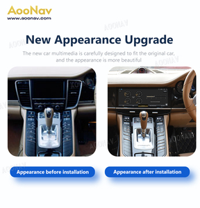 Radio de coche QHD de 12,3 pulgadas para Porsche Panamera 2011-2017 pantalla táctil estéreo navegación GPS Carplay Multimedia PlayerHead unidad RHD - Product Image 3