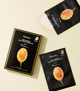 Nueva llegada: Mascarilla suave JMsolution Honey Luminous Royal Propolis Oil con 3 péptidos, hecha en Corea, envío desde Corea, para mujeres, todo tipo de piel, 10 unidades. - Product Image 1