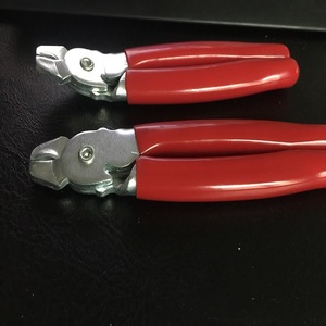 Alicates Profesionales para Anillos de Cerdo (Mordaza Curva) Rojos, 7.5 pulgadas de largo, 1/2 pulgada de ancho de mordaza, para Cercas, Jaulas de Animales y Rejas - Product Image 5