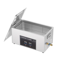 22L Pembersih Ultrasonik Perhiasan Laboratorium Alat Medis Mesin Pembersih Ultra Sonic dengan Timer & Pemanas Bak Ultrasonik