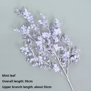 Fiore di fantasia di fiori viola viola luce serie decorazione di nozze fiore floreale - Product Image 2
