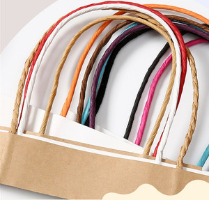Cuerda de Papel Trenzado 100% Ecológica de 1 Capa, <span class=keywords><strong>Rafia</strong></span> al por Mayor Directo de Fábrica para Manualidades, Cestas, Pantallas de Lámparas y Sombreros - Product Image 5