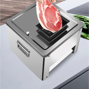 Machine à découper la viande de poulet électrique automatique mini portable à prix avantageux, trancheuse à viande fraîche - Product Image 3