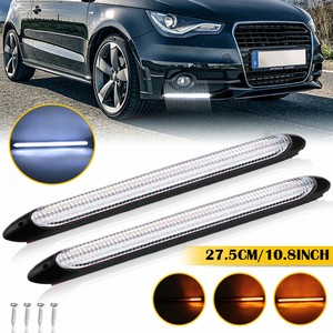 Barre de feux de signalisation LED 27,5 cm (10,8 pouces) Jaune ambre Prête à l'emploi Canbus pour usage automobile - Product Image 3