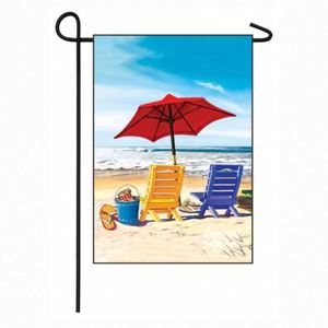 Wholesale 30x45cm Double Side Digital Printing Polyester Yard <b>Flag</b> Halloween Garden <b>Flag</b> - Product Image 2