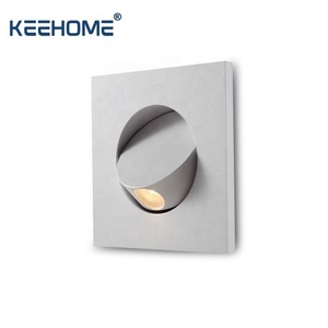 Lámpara de Pared Moderna de Metal con LED Ajustable de 350, Lámpara de Cabecera Empotrada Redonda y Cuadrada para Lectura, Luces de Pared para Hotel - Product Image 3