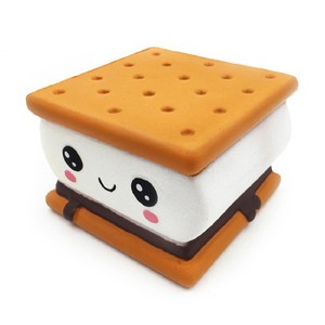 Squeeze Toys Wholesale Spot Squishy Emoticon <b>Cone</b> PU Sandwich Cookies <b>Waffle</b> Pizza Pie Cake Simulation Slow Rebound - Product Image 4