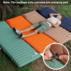 10cm Thickness Inflatable Waterproof Air <b>Mattress</b> Lightweight Self Inflating Sleeping Pad for Hiking 4 Seasons Portable - Product Image 4
