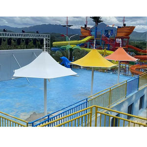 Structure de toit en membrane, tente d'ombrage, auvent pare-soleil, pavillon paysager - Product Image 6