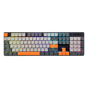 Clavier mécanique filaire 104 touches à ciseaux avec rétroéclairage LED, interrupteurs bleus <span class=keywords><strong>Gateron</strong></span>/<span class=keywords><strong>Cherry</strong></span>/Kailh, vente en gros d'usine, nouveau modèle gaming - Product Image 1