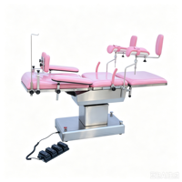 Table d'opération gynécologique électrique multifonctionnelle, table d'accouchement obstétrique avec commande au pied pour salle de maternité hospitalière