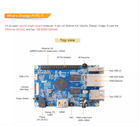 Offre Spéciale Orange Pi PC H3 Quad Core 1 Go de RAM Mini PC compatible Lubuntu Linux Android OS