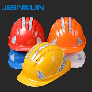 Casque de sécurité intégral Jiankun CE EN397 <span class=keywords><strong>en</strong></span> HDPE et ABS, types T/Y/<span class=keywords><strong>V</strong></span>/Cercle, 6 points de suspension, résistance aux chocs et aux pénétrations - Product Image 3
