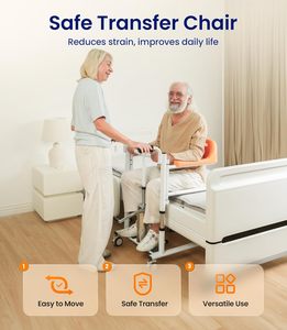 Sedia di Trasferimento Pazienti Idraulica Regolabile Mateside, Ausilio per Mobilità per Anziani e Disabili, Sollevatore per <span class=keywords><strong>WC</strong></span> da Letto, Vendita all'Ingrosso - Product Image 3