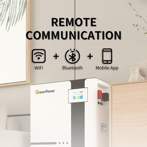 Sistema de Almacenamiento de Energía Solar para el Hogar con Batería LFP Vertical Móvil de 15 kWh, 300 Ah, 51.2 V, 8000 Ciclos, Resistente al Agua y al Polvo IP20 - Product Image 2