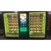 Distributeur automatique intelligent de café distributeur de nourriture chaude/pizza chaude/distributeur automatique de boissons avec le système d'ascenseur