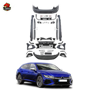 ¡Nuevo! Kit de carrocería estilo <span class=keywords><strong>R</strong></span> mejorado para Volkswagen <span class=keywords><strong>Arteon</strong></span> <span class=keywords><strong>2021</strong></span>, parachoques trasero delantero, parrilla, faldones laterales, difusor trasero, kit de carrocería de escape - Product Image 1