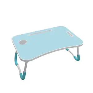 Folding Legs Desk Bed Tray Standing Table Holder For Eating Laptop Computer Folding Table