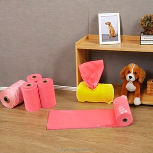 Sacs à déjections canines biodégradables, compostables, écologiques et durables, design simple, en plastique, pour la gestion des déchets d'animaux - Product Image 3