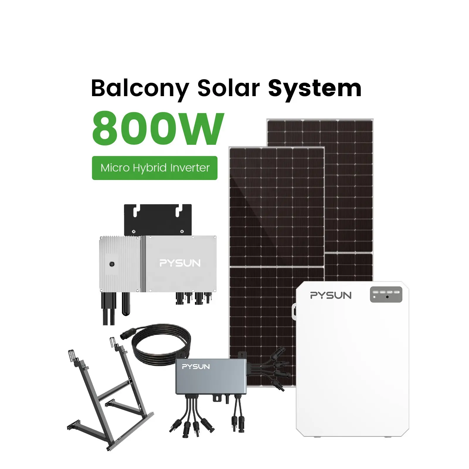 Home Solar Energy Panel Plug & Play Speichers ystem 800w Balkon kraftwerk 600w Watt komplett mit Batterie auf Balkon Deutschland